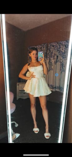 Customer photo review of Small Feet Women's Clear Heel Open Toe Sandals MS503