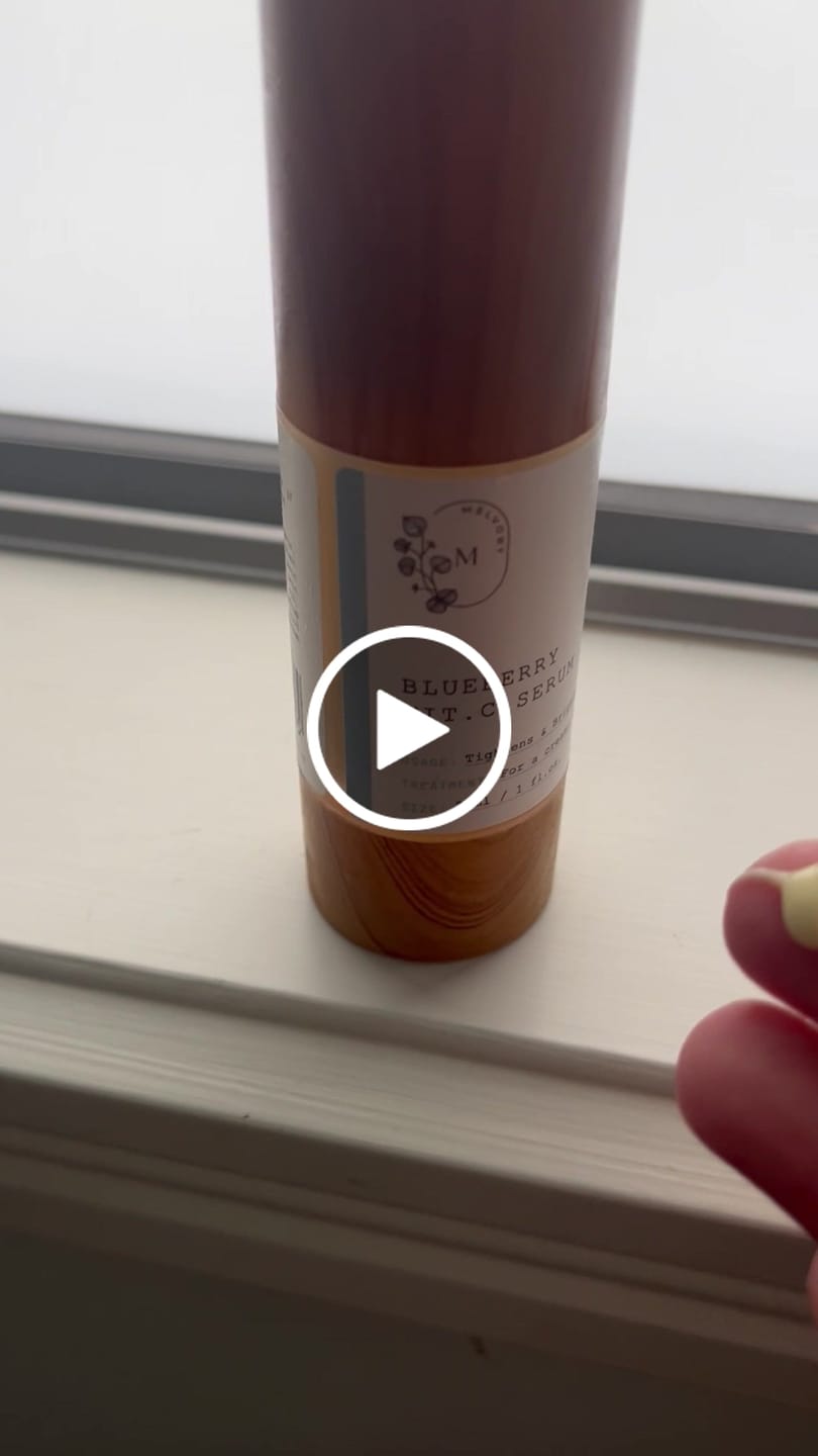 Customer video review of Blueberry Vitamin C Serum