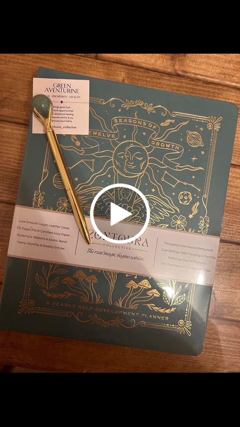 Customer video review of *PRE-SALE* Twelve Seasons of Growth -  Yearly Self Development Planner (Undated)