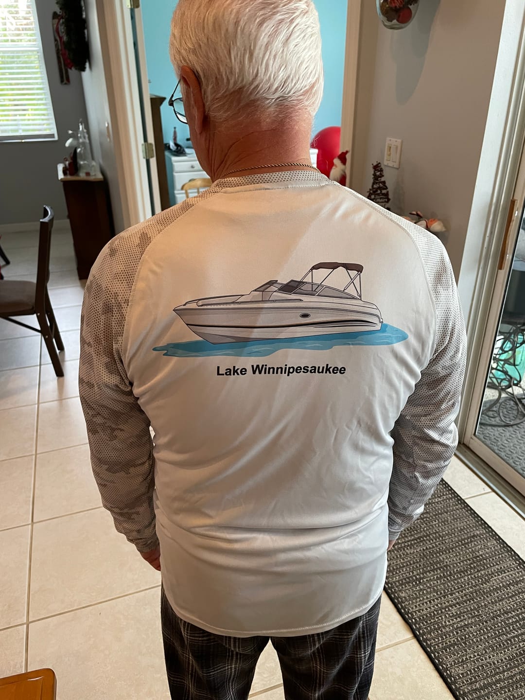 Customer photo review of Camouflage Dri-Fit Long Sleeve Custom Shirts