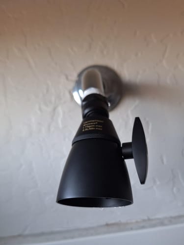 Customer photo review of 2 Inch Low Flow Shower Head