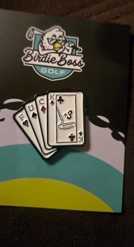 Customer photo review of F*ck 3 Putts - Ball Marker