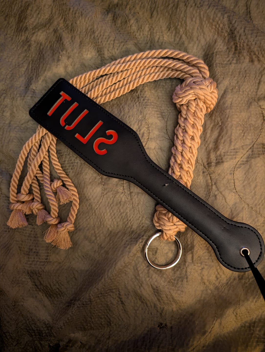 Customer photo review of Imprint Spanking Paddle