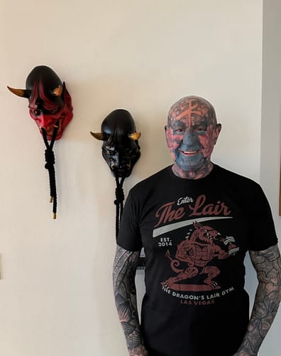 Customer photo review of Red Hannya Mask