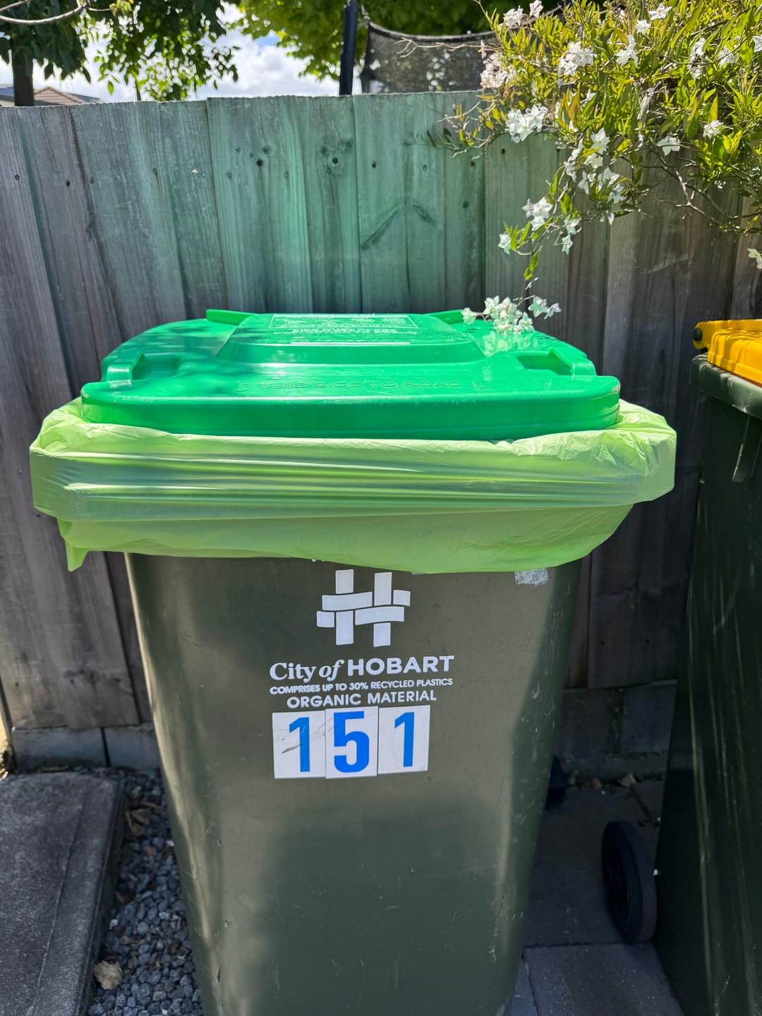 Customer photo review of Council Bin Liner - 240 Litre (12 Bags Per Roll)