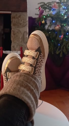 Customer photo review of Basket femme léopard à scratch - CL13 LEO