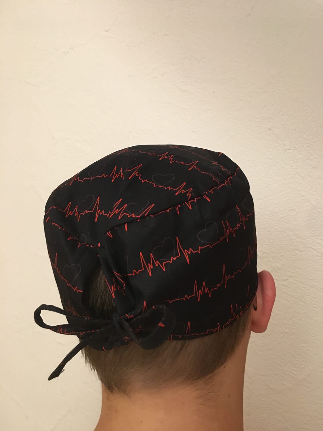 Customer photo review of Slim OP Haube Rotes EKG
