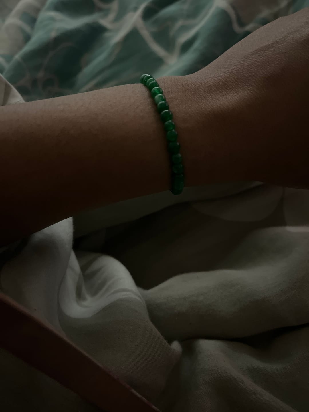 Customer photo review of Green Jade Bracelet Mini