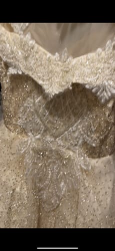 Customer photo review of Toddler Girl Pageant Communion Birthday Party Dress Beaded Sequin Princess Dress