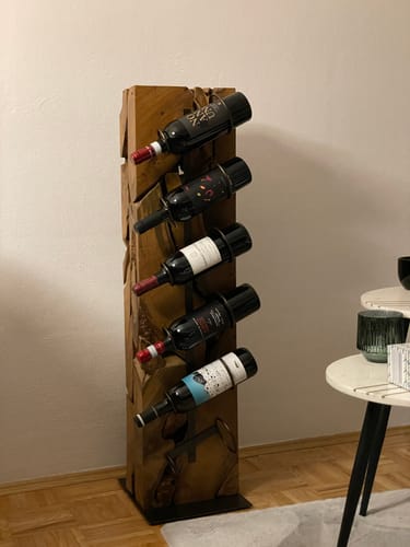 Customer photo review of Weinregal Weinständer Holz massiv XILON 100 cm