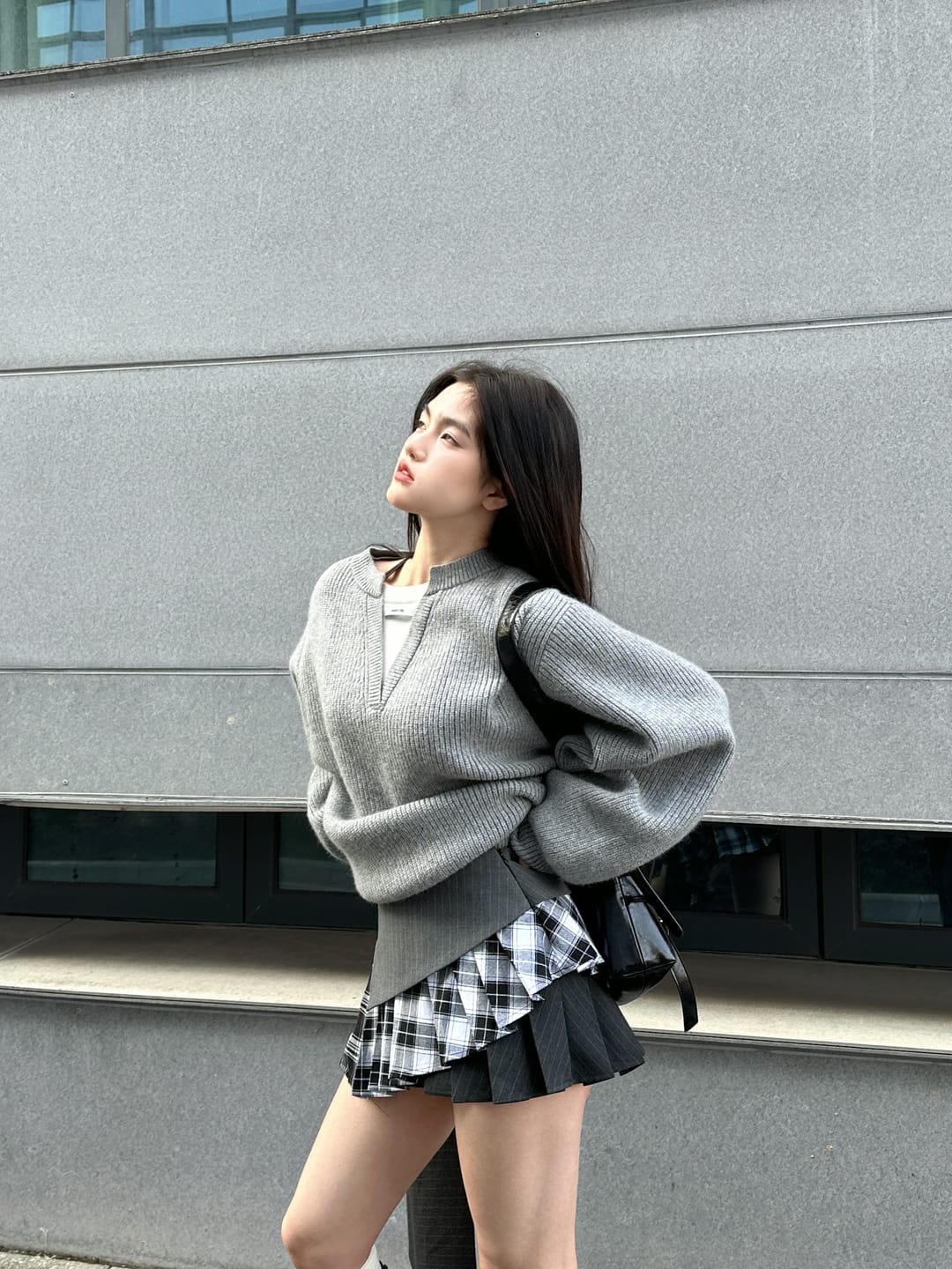 Customer photo review of WARDEN EDGE Asymmetrical Layered Skirt