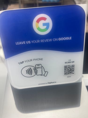 Customer photo review of Google Reviews - Plate