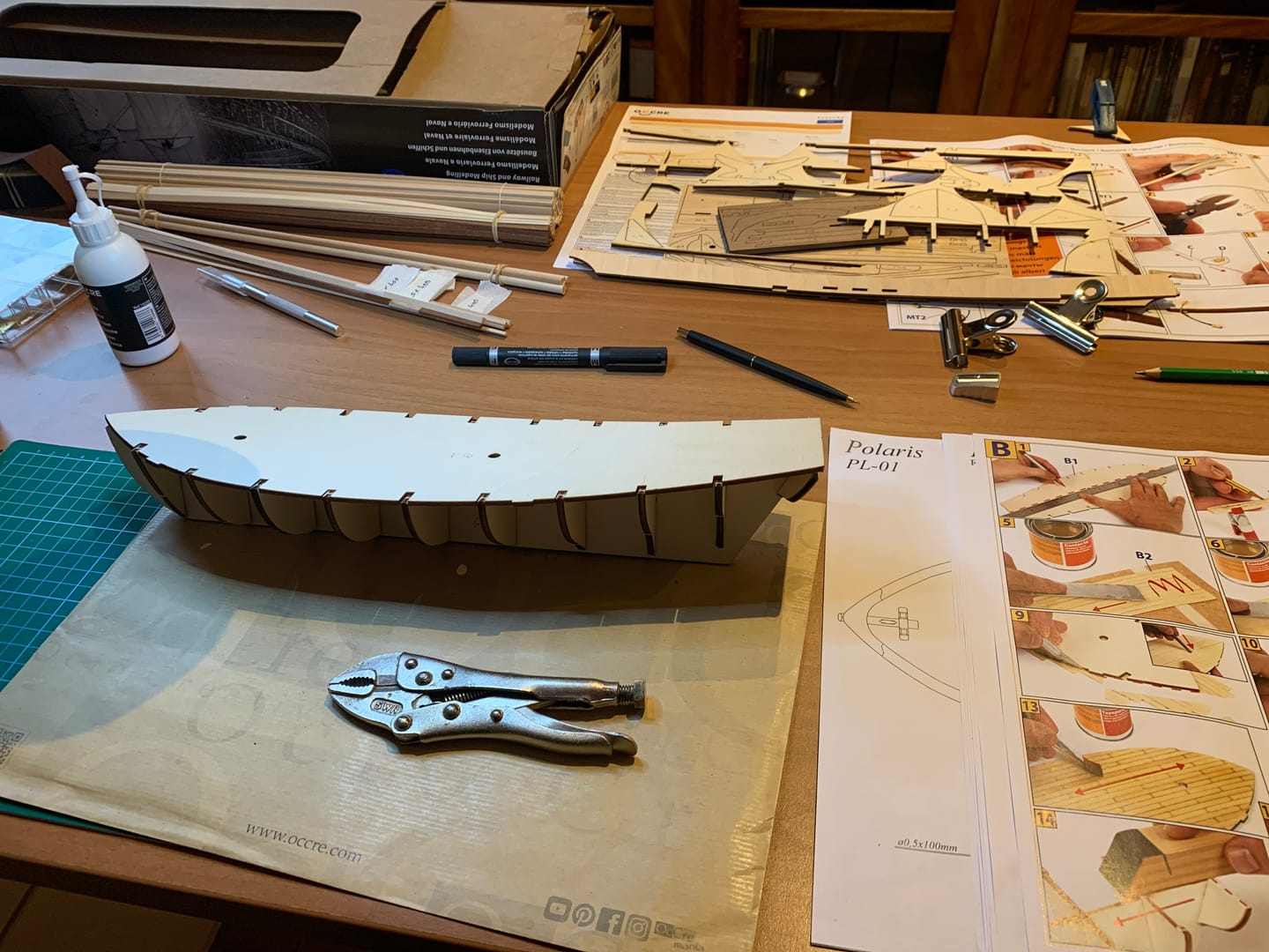 Customer photo review of Maqueta Barco Polaris Starter Pack