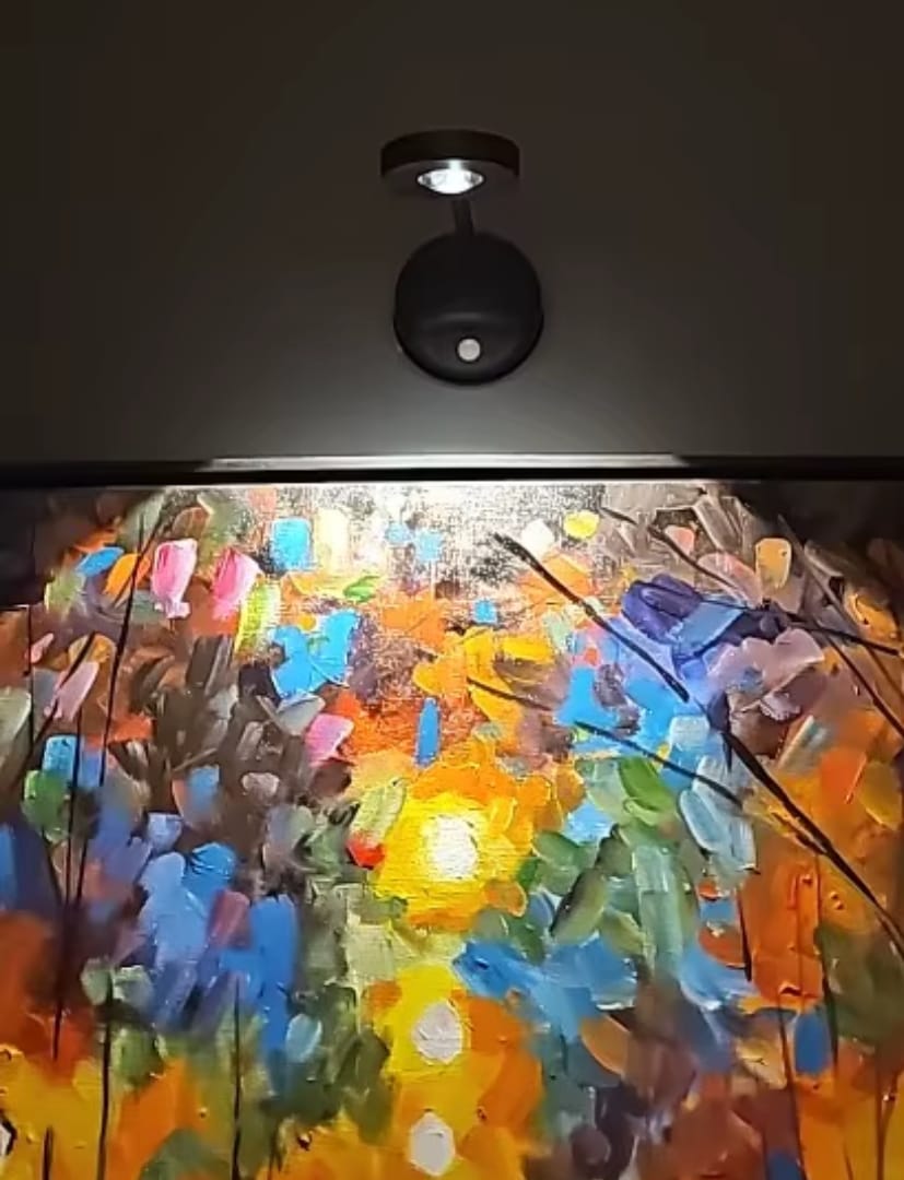 Customer photo review of Drahtloses LED Spot mit Bewegungssensor - Spark360