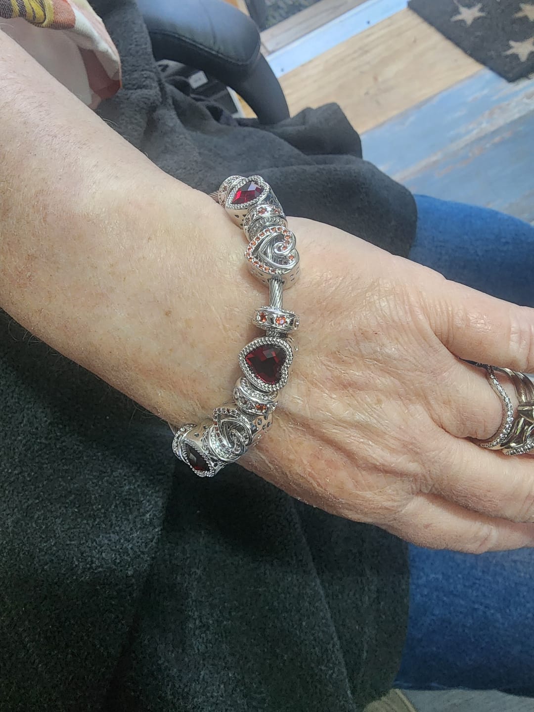Customer photo review of To My Wife - You Are The Best Thing Bracelet