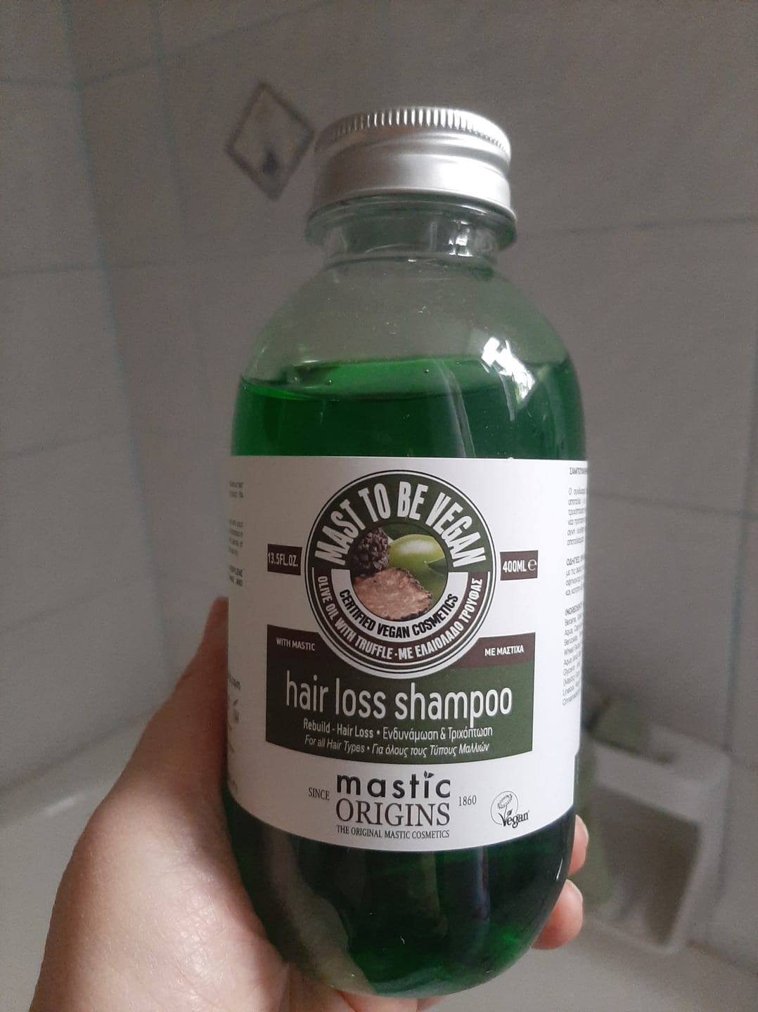Customer photo review of Hair Loss Shampoo