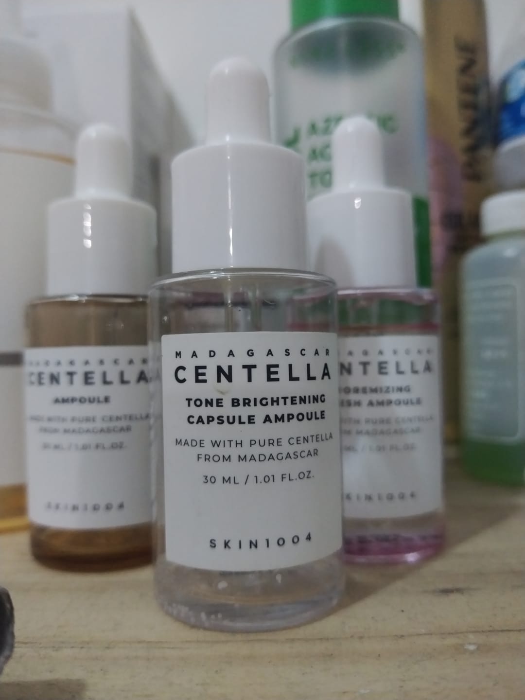 Customer photo review of Tone Brightening Capsule Ampoule