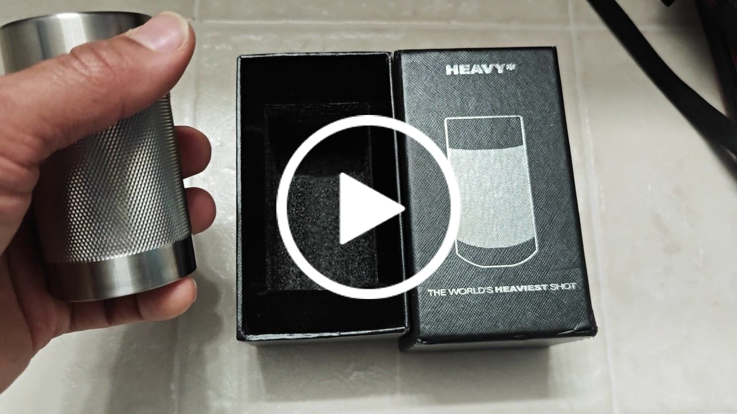 Customer video review of Heavy* Shot | 1lb 3.5oz Shot Glass