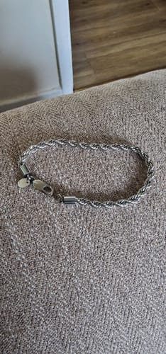 Customer photo review of Rope Set Silver | 5mm