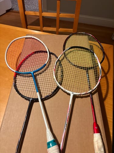 Customer photo review of Racket Restringing Service