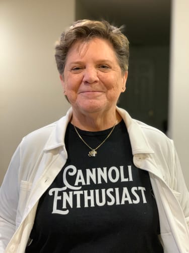 Customer photo review of Cannoli Enthusiast Italian Food Lover T-shirt