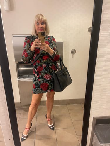 Customer photo review of PLAY - FREE HUGGING SEAMLESS TIGHTS - DOTS