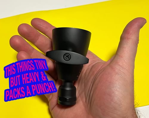 Customer photo review of 2 Inch Low Flow Shower Head