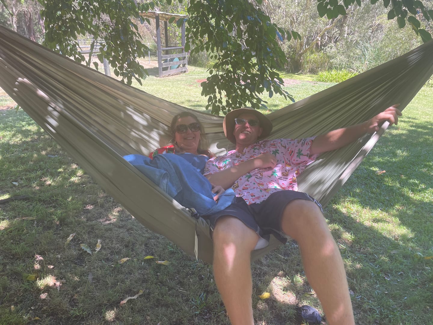 Customer photo review of Lightweight Double Hammock