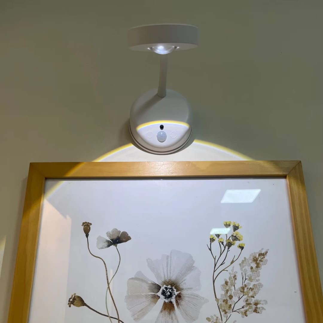 Customer photo review of Drahtloses LED Spot mit Bewegungssensor - Spark360