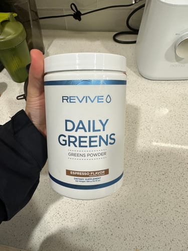 Customer photo review of Daily Greens Powder
