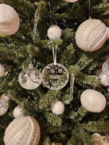 Customer photo review of Weihnachtsdeko mit Schneeflocken