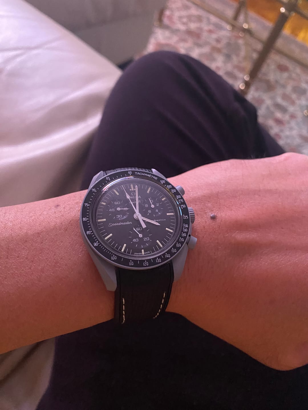 Customer photo review of Rubber Strap for Omega X Swatch MoonSwatch Mission to Mercury