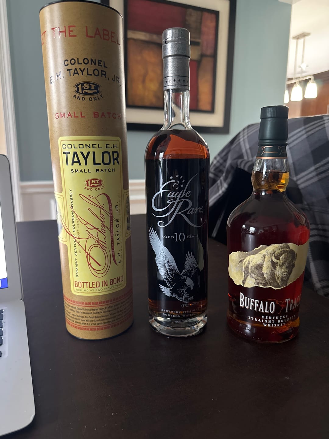 Customer photo review of Eagle Rare - Buffalo Trace - Colonel E.H. Taylor Small Batch Bourbon Bundle (750ml)