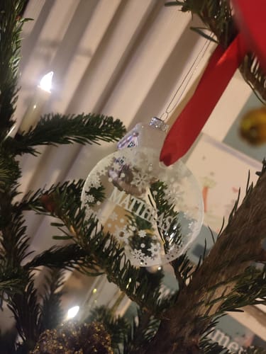 Customer photo review of Weihnachtsdeko mit Schneeflocken