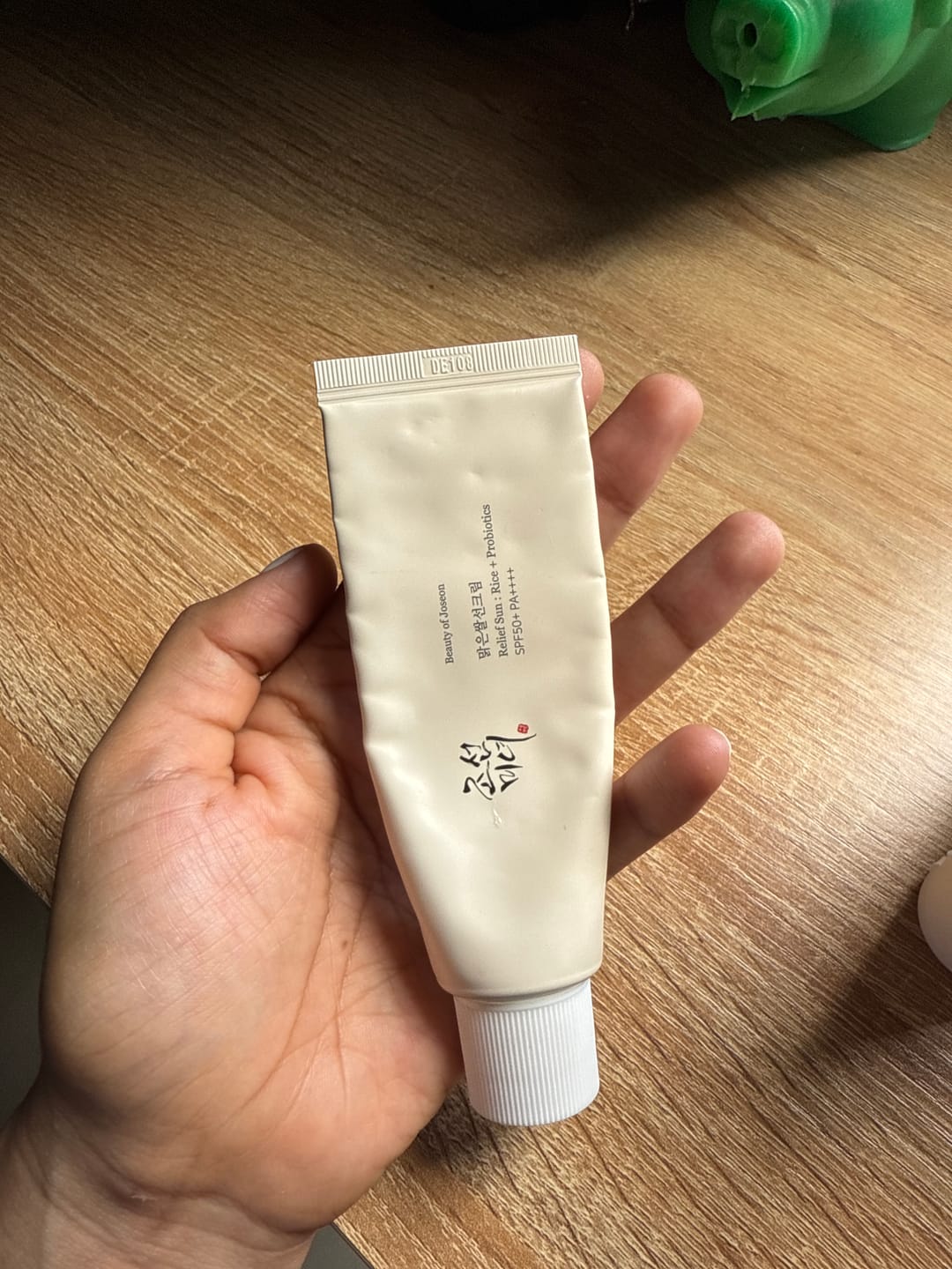 Customer photo review of Relief Sun : Rice + Probiotics (SPF50+ PA++++)