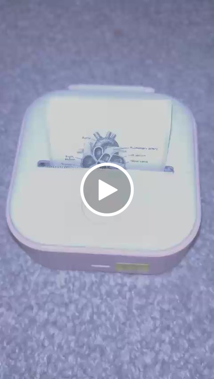 Customer video review of thermal sticker paper - colored
