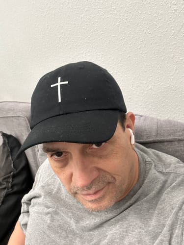 Customer photo review of Christian Cross Hat
