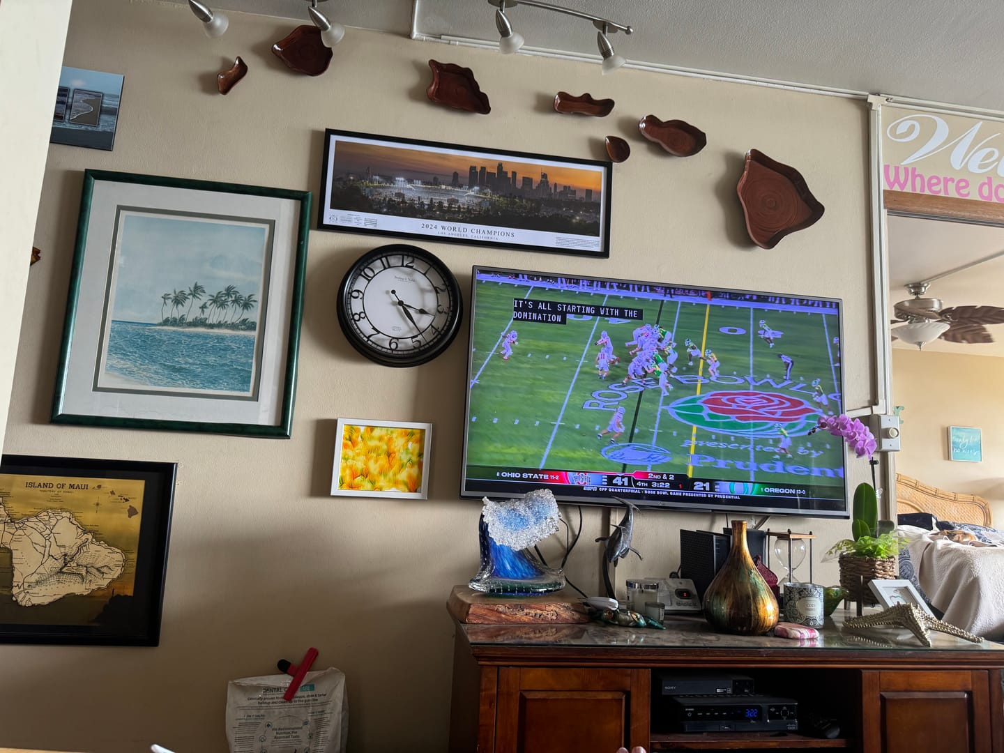 Customer photo review of Los Angeles Dodgers 2024 World Series Panoramic Poster – Must Have Art