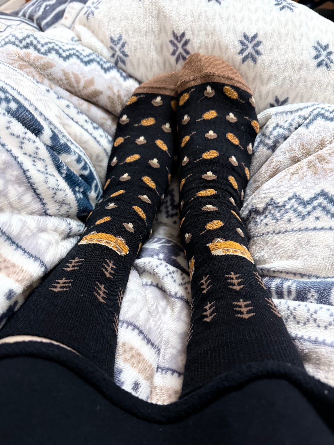Customer photo review of autumn van merino wool 美麗諾羊毛襪