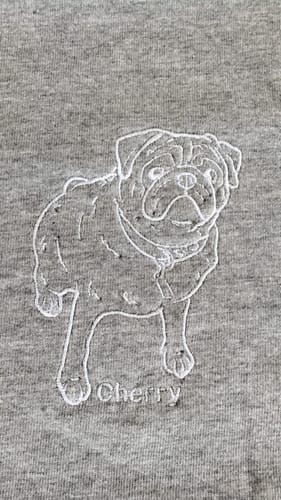 Customer photo review of CUSTOM PET T-SHIRT