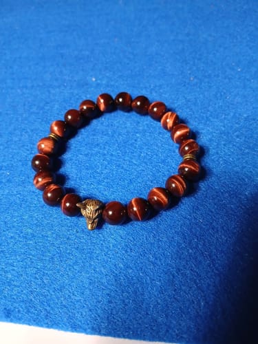 Customer photo review of 15.5" Natural red tiger eye 6mm/8mm/10mm/12mm AA round beads