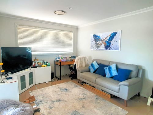 Customer photo review of BLUE WINGED BUTTERFLY - XL+