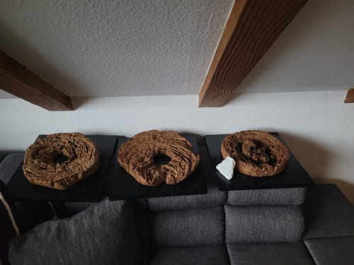 Customer photo review of Holz Wand Deko GENTA 40 cm x 40 cm