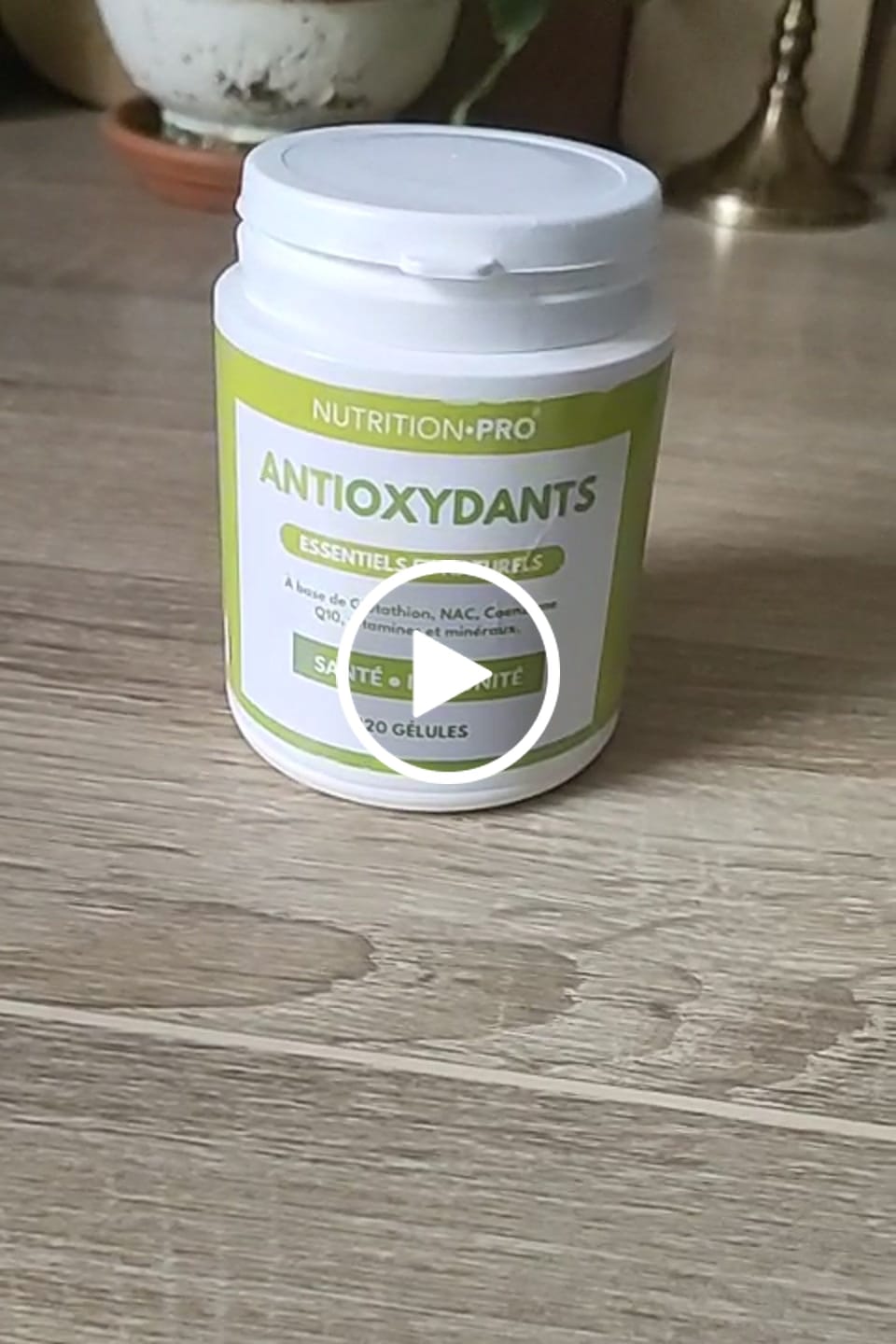 Customer video review of ANTIOXYDANTS - 60 GÉLULES