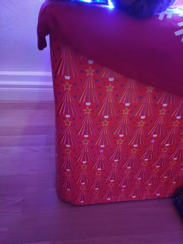 Catherine S. review of Glick Christmas Kraft 3 Metre Roll Wrapping Paper image 1 out of 2