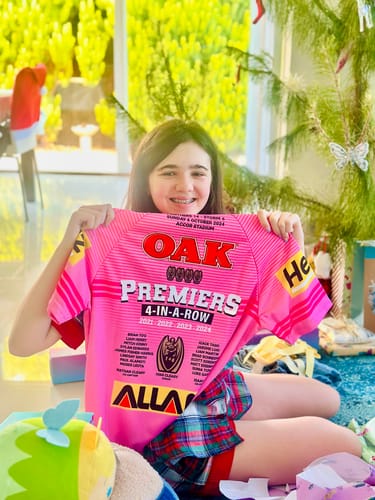 Customer photo review of 2024 Penrith Panthers Premiers Jersey -  LADIES