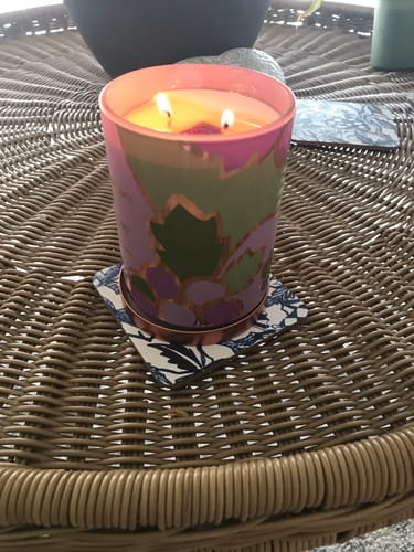 Customer photo review of Pink Parfait (Candle)