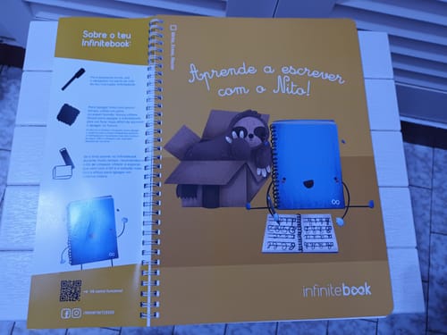 Customer photo review of Infinitebook Calligraphy A4