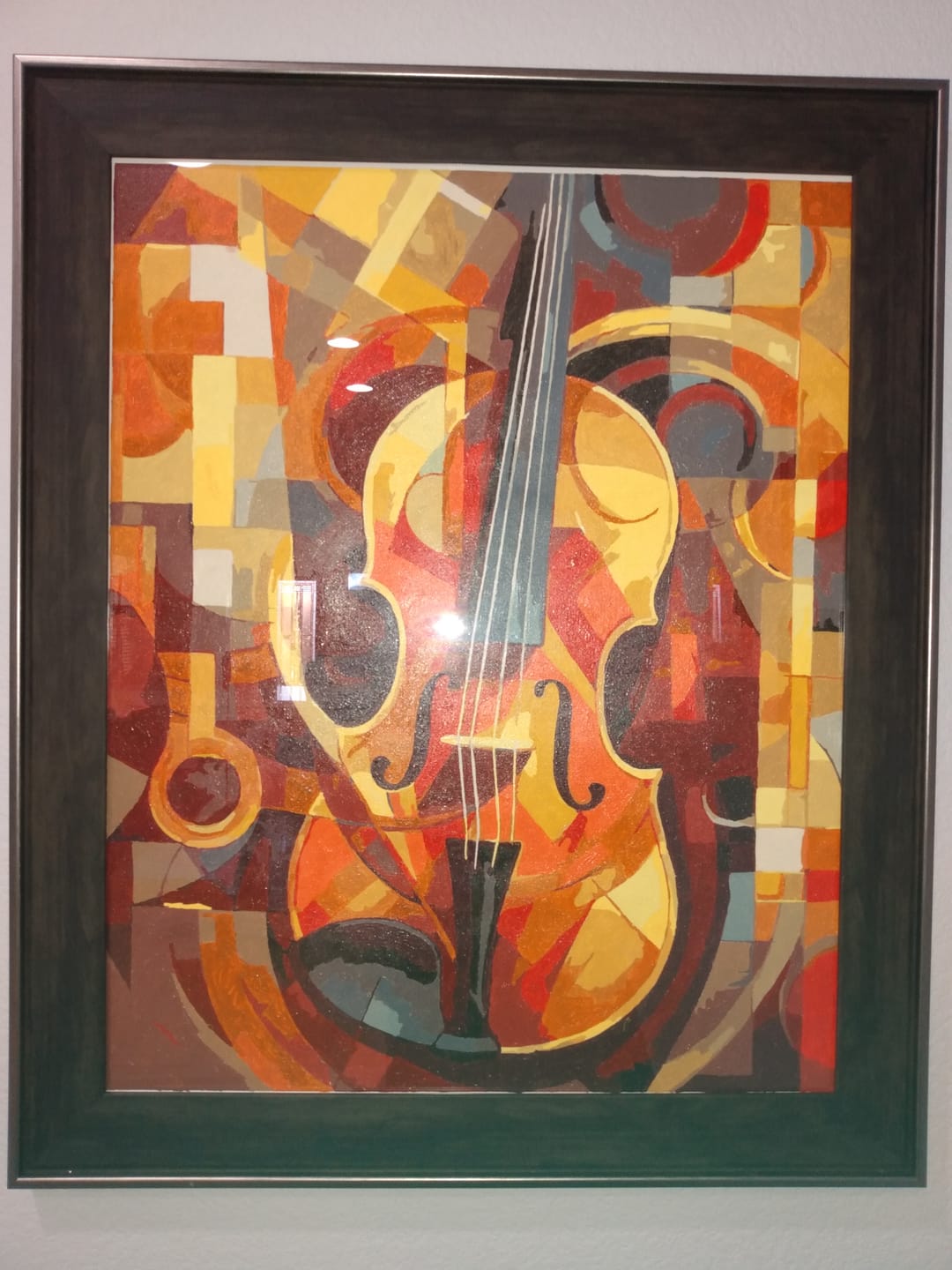 Customer photo review of Paint by Numbers - Symphony of Forms