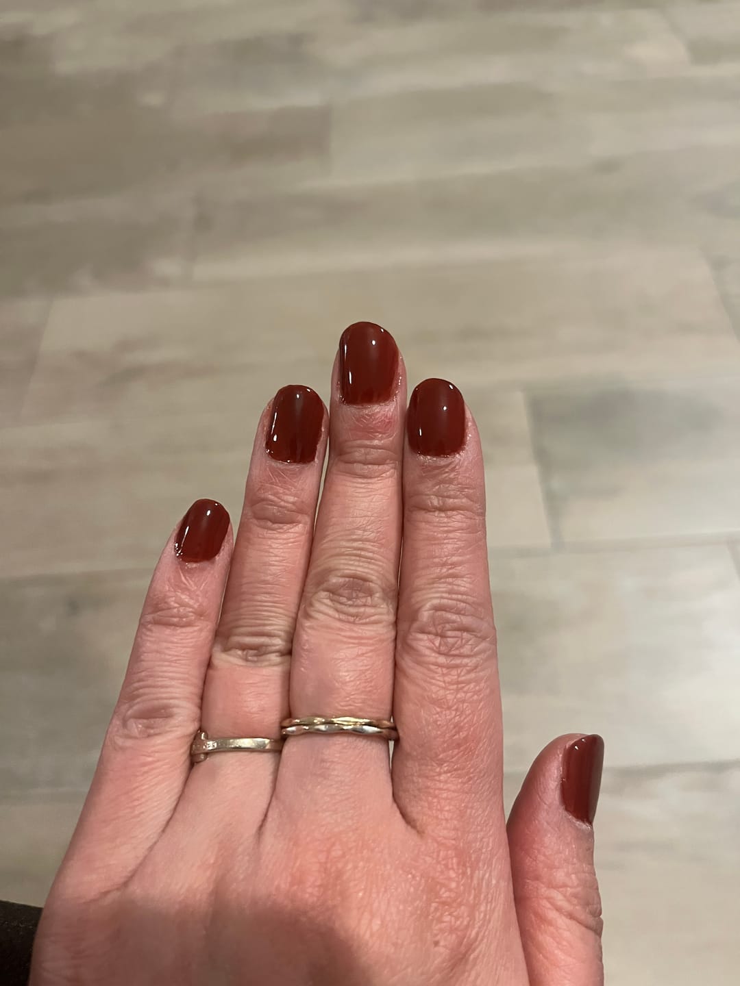 Customer photo review of Rogue Red Dipping Powder